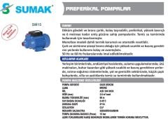 SUMAK SM5-S Preferikal Sıcak Su Pompası