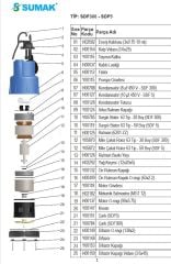 SUMAK SDF300-SDF5 Kulp Vidası 3.6x25