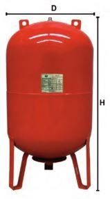 50 Litre Dikey Litson Hidrofor Genleşme Tankı