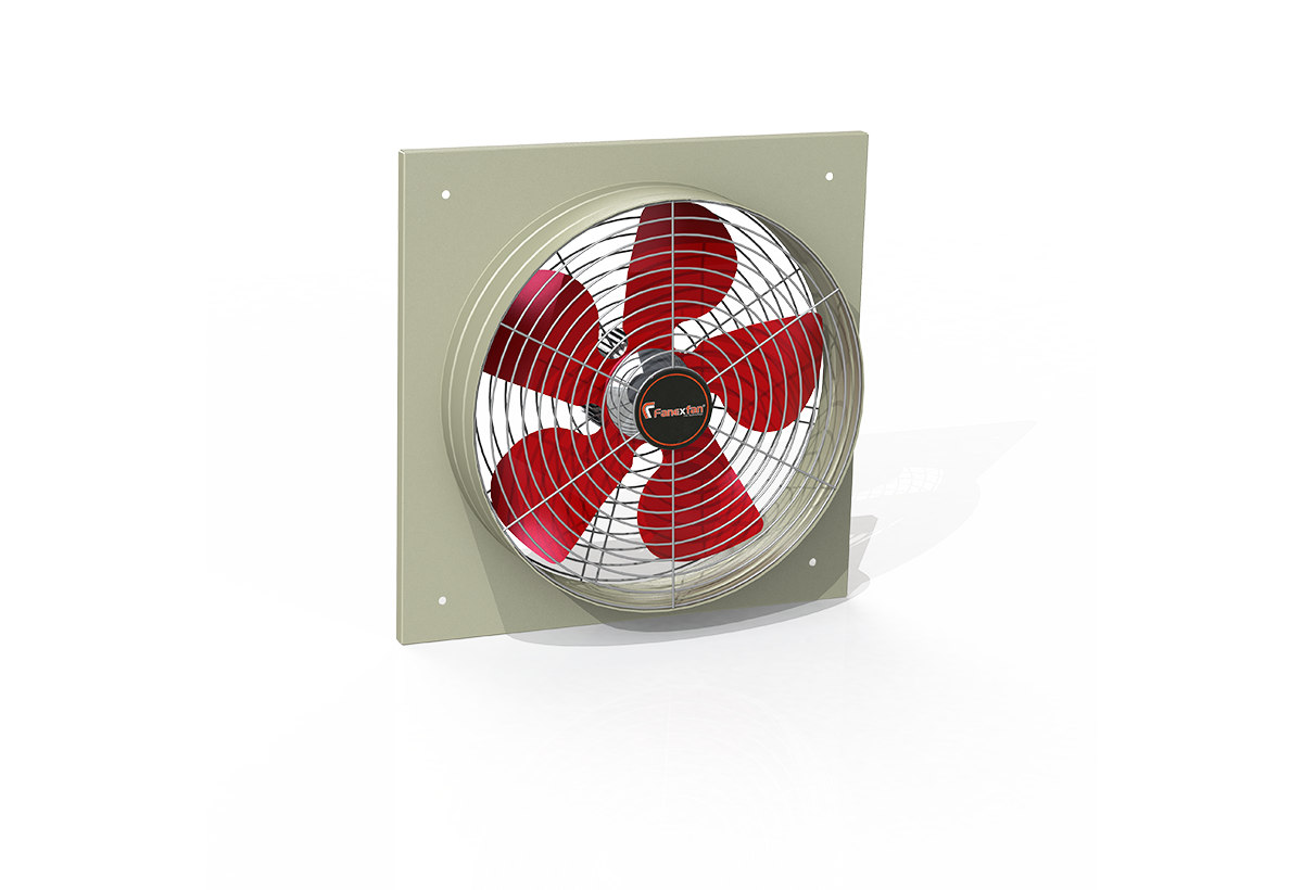 PSTK-450 Fanex Fan Kare Kasa Metal Pervaneli Aksiyel  Aspiratör (Trifaze)