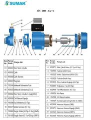 SUMAK SM5-SMT5 Pompa Kondansatör 10 µF 450V