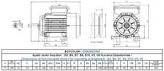 GAMAK 0.12 kw 1500 Monofaze Motor