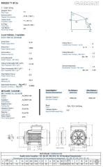 GAMAK 0.18 kw 3000 Monofaze Motor