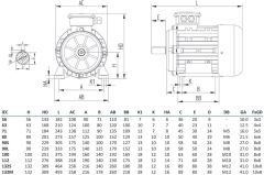 MİKSAN 0.12 kw 3000 Elektrik Motoru