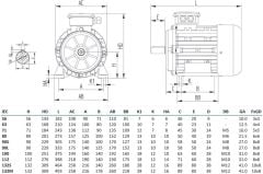 MİKSAN 0.18 kw 1000 Elektrik Motoru