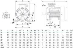 MİKSAN 0.25 kw 1000 Elektrik Motoru