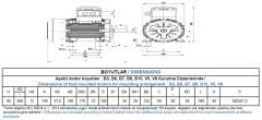 GAMAK 0.37 kw 0.5 HP 750 Exproof Motor