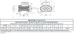 GAMAK 1.1 kw 1.5 HP 750 Exproof Motor