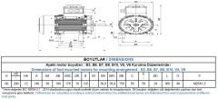 GAMAK 1.1 kw 1.5 HP 1000 Exproof Motor