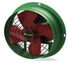 F4-KY Fanex Fan Harici Motorlu 4 Kanatlı Metal Pervaneli Yuvarlak Aksiyal Aspiratör