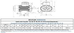 GAMAK 1.5 kw 2 HP 1500 Exproof Motor