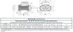 GAMAK 0.37 kw 0.5 HP 3000 Exproof Motor