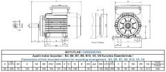 GAMAK 0,75 kw 1 HP 3000 Monofaze Motor