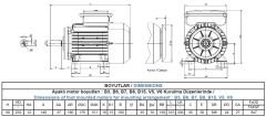GAMAK 1.5 kw 2 HP 3000 Monofaze Motor