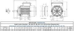 GAMAK 0.37 kw 0.5 HP 1500 Monofaze Motor