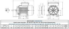 GAMAK 3 kw 4 HP 1500 Monofaze Motor