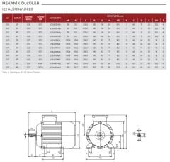 VOLT 0.25 kw 1000 Trifaze Motor