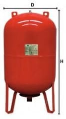 50-60-80 Litre Dikey Wates Hidrofor Genleşme Tankı