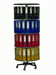 Akkraft 4 Katlı Döner Klasör Dolabı ( 85 cm)