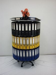 Akkraft 3 Katlı Döner Klasör Dolabı 70 cm