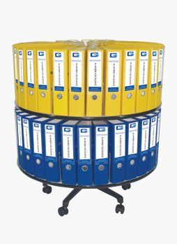 Akkraft 2 Katlı Döner Klasör Dolabı  85 cm