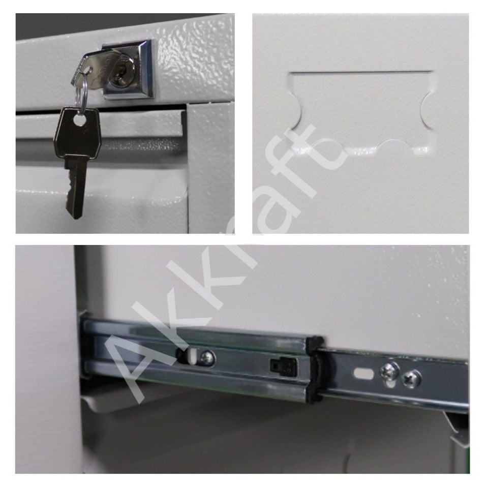 5 Çekmeceli Çelik Dosya Dolabı/TELESKOBİK RAYLI_EN İYİ FİYAT_12 AY TAKSİT