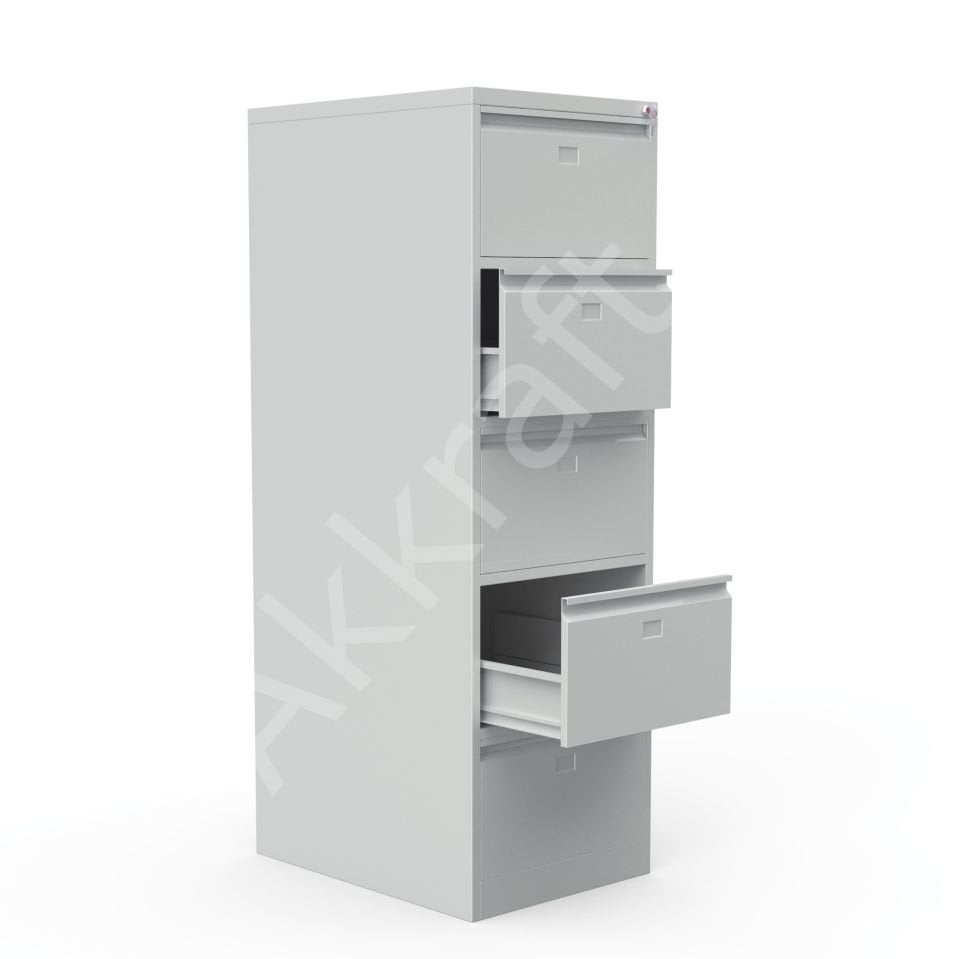 5 Çekmeceli Çelik Dosya Dolabı/TELESKOBİK RAYLI_EN İYİ FİYAT_12 AY TAKSİT