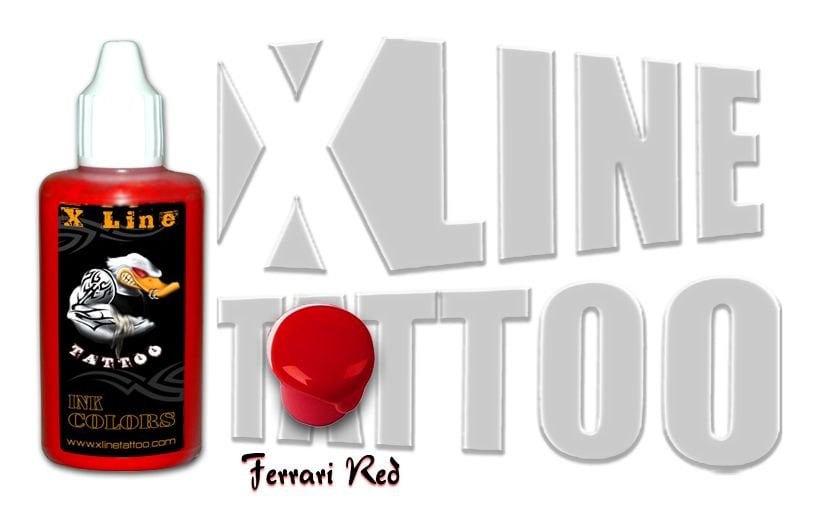 TATTOO DÖVME BOYASI ( FERRARI KIRMIZI )