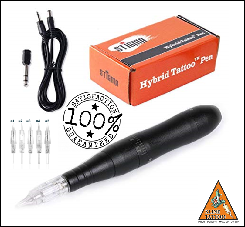 XLK-201A KARTUŞLU İĞNELİ BLACK HYBRID TATTOO PEN DÖVME MAKİNASI