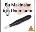 10 ADET 3RL KARTUŞLU İĞNE - HYBRID MAKİNA UYUMLU STERİL TİTANYUM KALICI MAKYAJ MAKİNASI İĞNESİ
