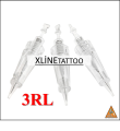 XL-303 1 ADET 3RL KARTUŞLU İĞNE-HYBRID MAKİNA UYUMLU STERİL TİTANYUM KALICI MAKYAJ MAKİNASI İĞNESİ