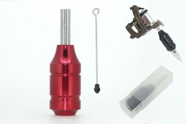 XLG-419C KIRMIZI KARTUŞ GRİP - CARTRIDGE GRIPS - TÜM DÖVME MAKİNALARINA UYUMLUDUR