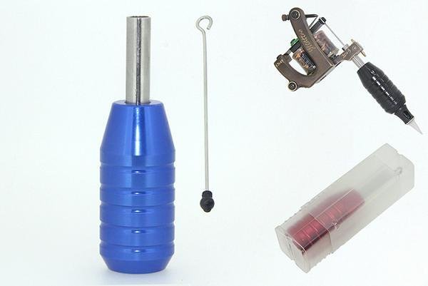 XLG-419BB MAVİ KARTUŞ GRİP - CARTRIDGE GRIPS - TÜM DÖVME MAKİNALARINA UYUMLUDUR