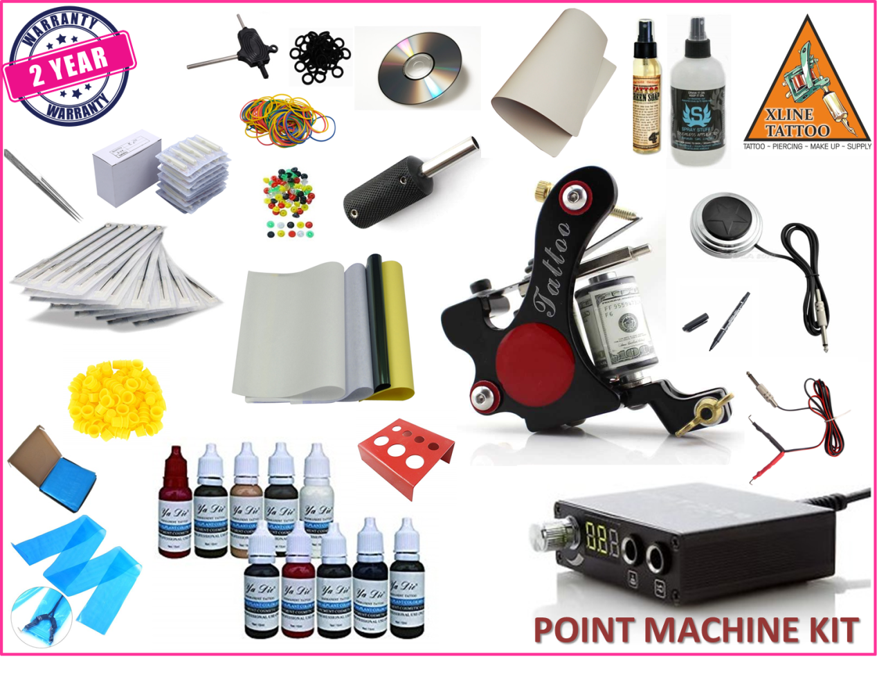 RED POINT TATTOO DÖVME MAKİNASI FULL SET