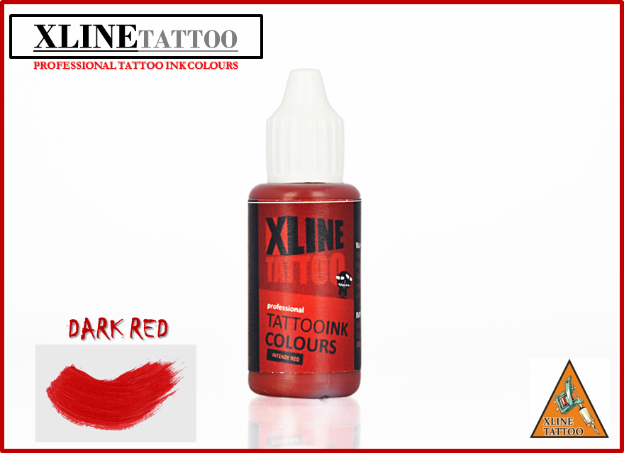 DARK RED TATTOO DÖVME BOYASI - MÜREKKEBİ ( 20 ML )