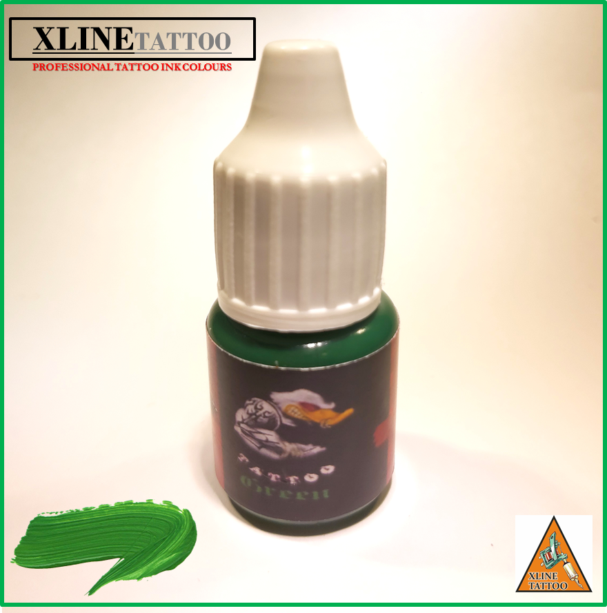 XLINETATTOO 5ML YEŞİL DÖVME BOYASI ( 5ML)