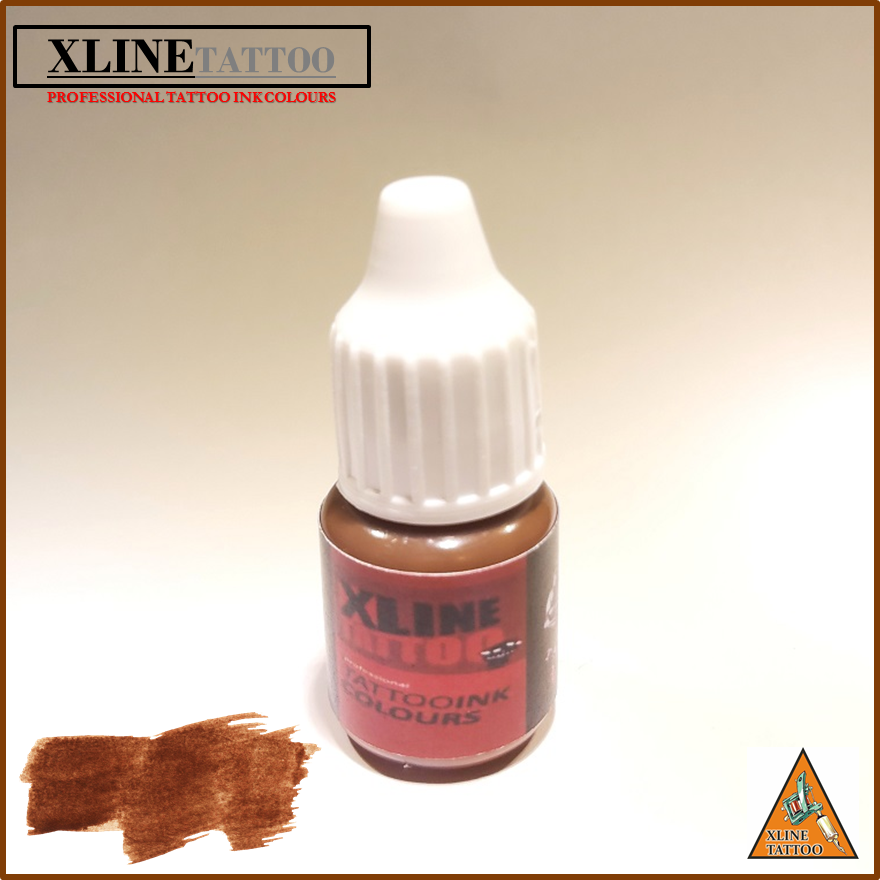 XLINETATTOO 5ML KAHVERENGİ TATTOO DÖVME BOYASI ( 5mg )