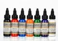 7 Adet 1 Oz Xlinetattoo Dövme Boyası Seti - 7 x 30ml Dövme Mürekkebi + HEDİYELİ