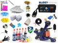 XL-499 BLUEKEY DİJİTAL ADAPTÖRÜLÜ TATTOO DÖVME MAKİNASI SETİ PROFESYONEL
