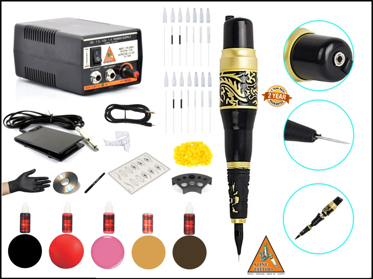 XL-799B BLACKKALICI MAKYAJ MAKİNASI SETİ