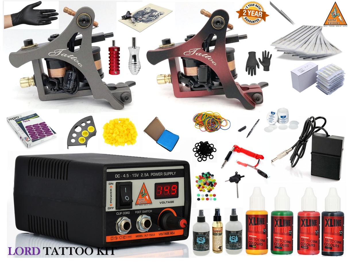 XL-799 LORD 2 MAKİNELİ TATTOO DÖVME MAKİNASI SETİ