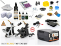 XL-599 IRON BLACK 2 MAKİNELİ TATTOO DÖVME MAKİNASI SETİ