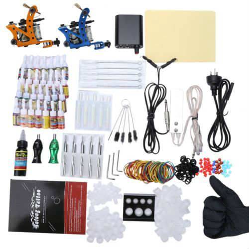 2 MAKİNELİ TATOO DÖVME SETİ PROFESYONEL XL-429