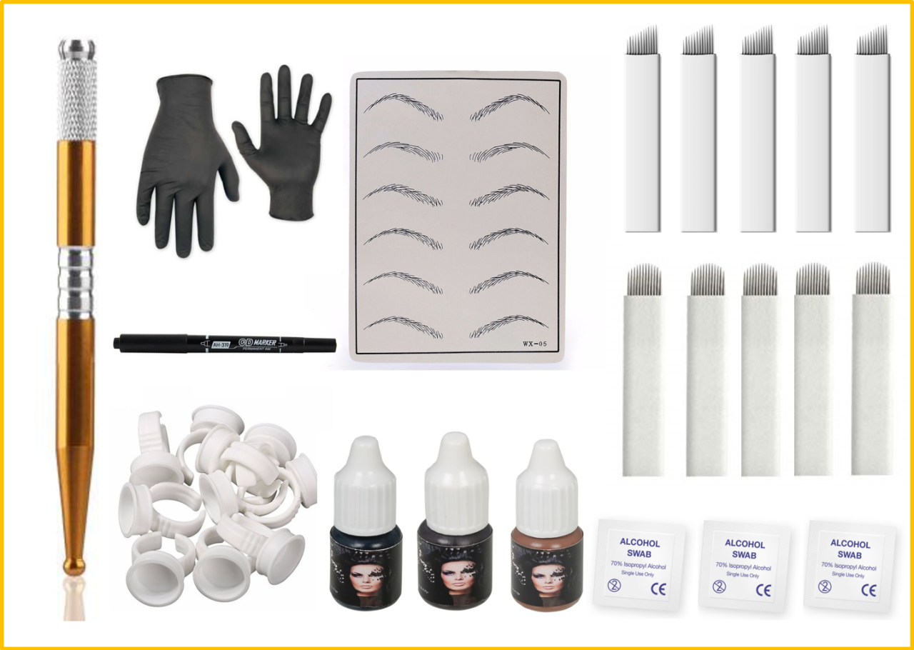 XLM-189 Yellow Microblading Seti - Full Eksiksiz