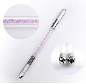 XLM-827C Çift Taraflı Purple Kristal Microblading Kalemi