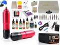 XL-5339B ÇANTALI HYBRID TATTOO PEN DÖVME MAKİNESİ SETİ
