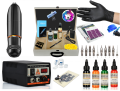 XL-5340A ÇANTALI HYBRID TATTOO PEN DÖVME MAKİNESİ SETİ