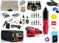 XL-5341B ÇANTALI HYBRID TATTOO PEN DÖVME MAKİNESİ SETİ