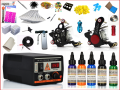 XL-3499 - 2 Makineli Büyük Boyalı Dövme Makinesi Seti Full