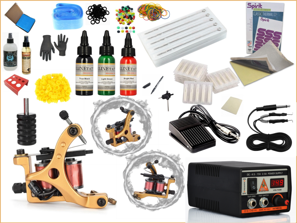 XL-7555 PROFESYONEL DÖVME MAKİNASI SETİ